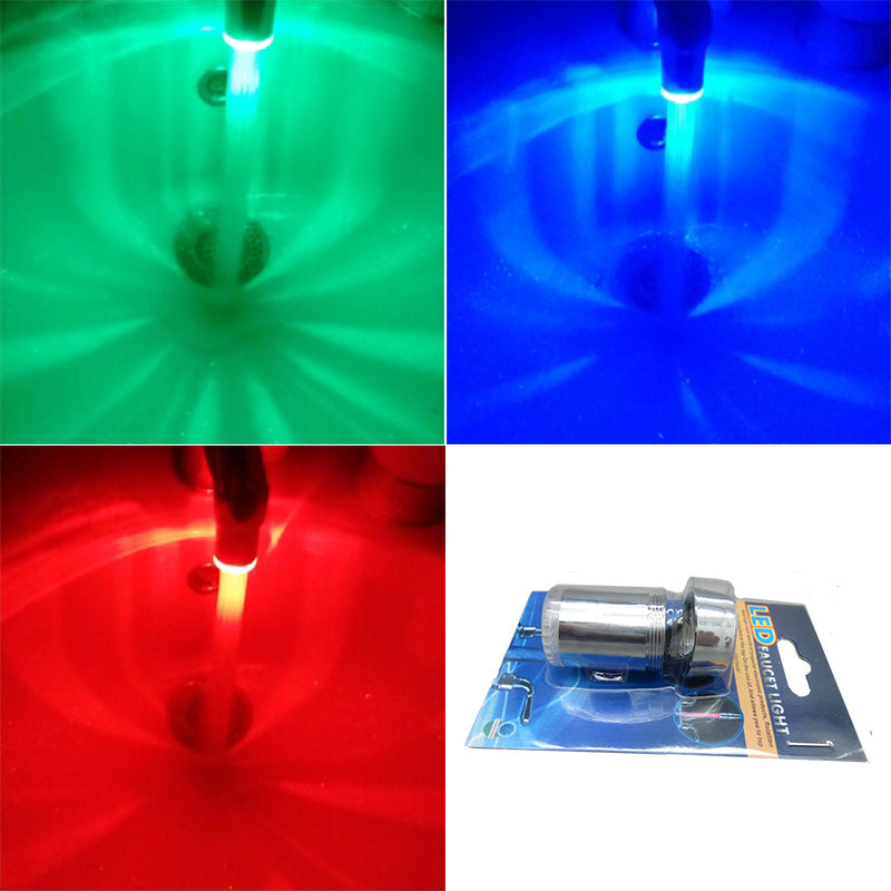 Temperature Sensitive 3-Color Light-up Faucet